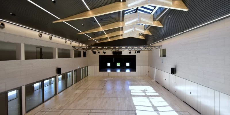 Referenzbild der Dreissentalhalle Oberkochen von Innen